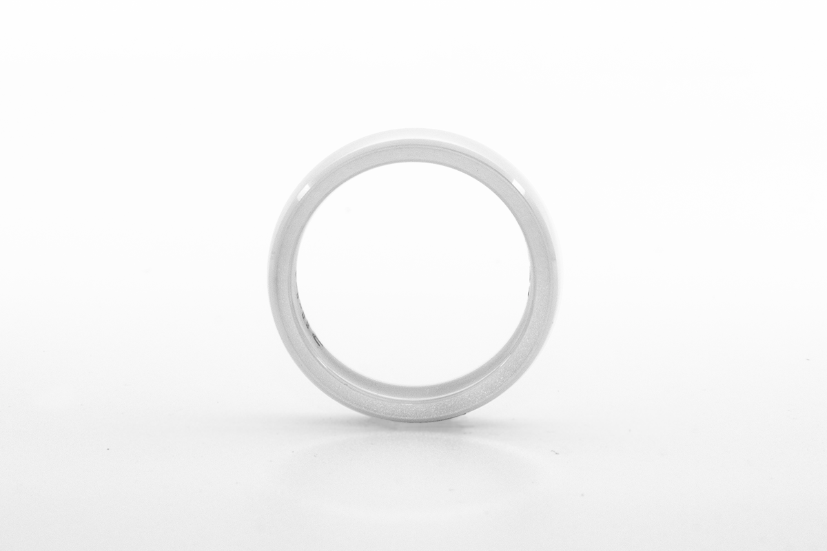 Anillo para pagar - Blanco perlado