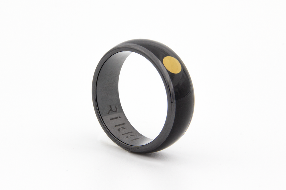 Anillo para pagar Negro Luna rikki.io