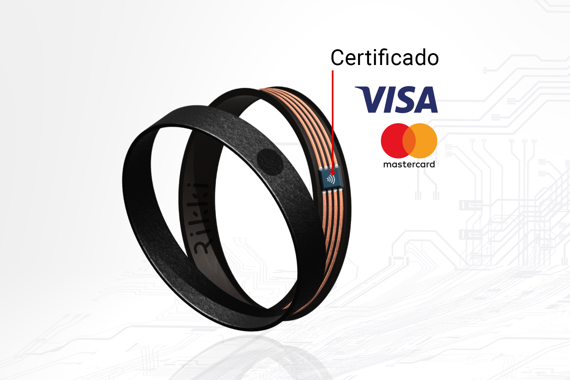 Rikki anillo chip certificado